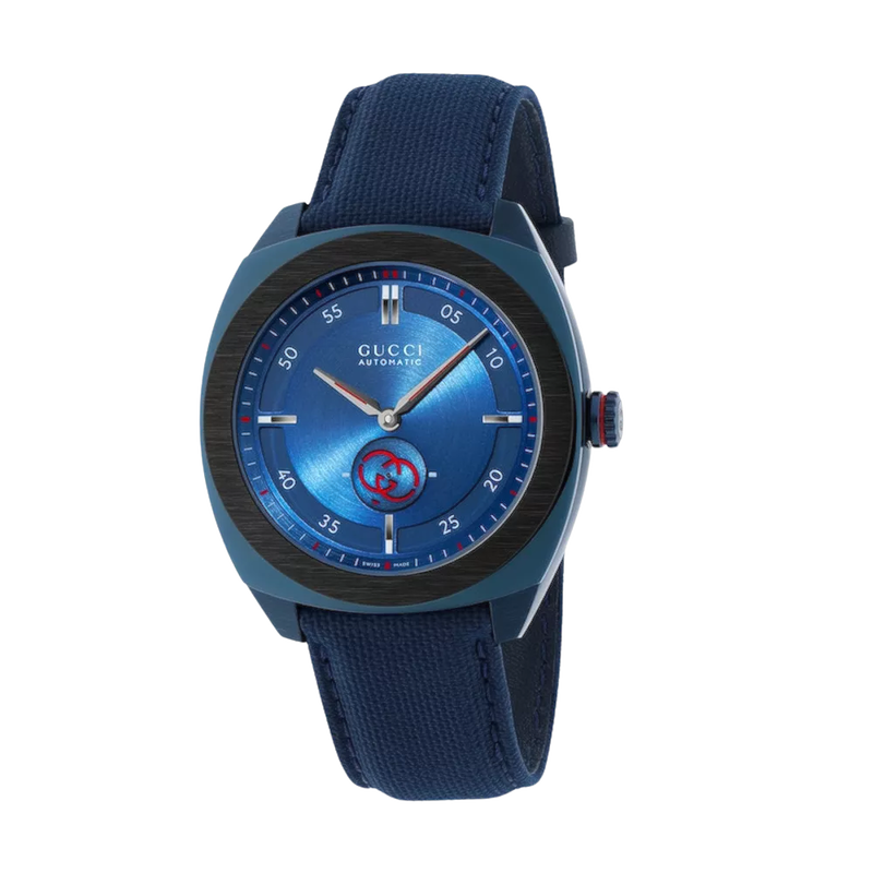 Gucci Interloking Blu Watch ref. YA142331 - Tomasini Francia